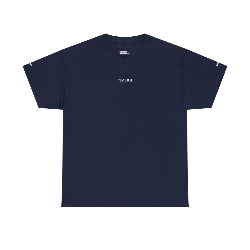 'Teleios' Unisex Minimal Graphic Tee - Christian Apparel
