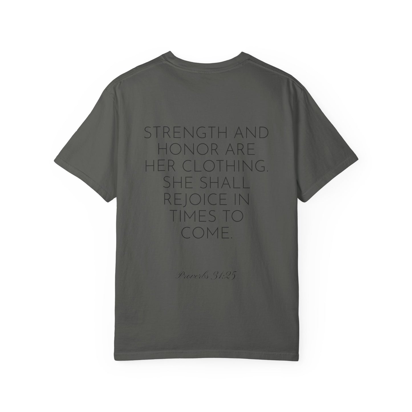 Women’s "Proverbs 31 Not Perfect" Faith Quote with Scripture Tee