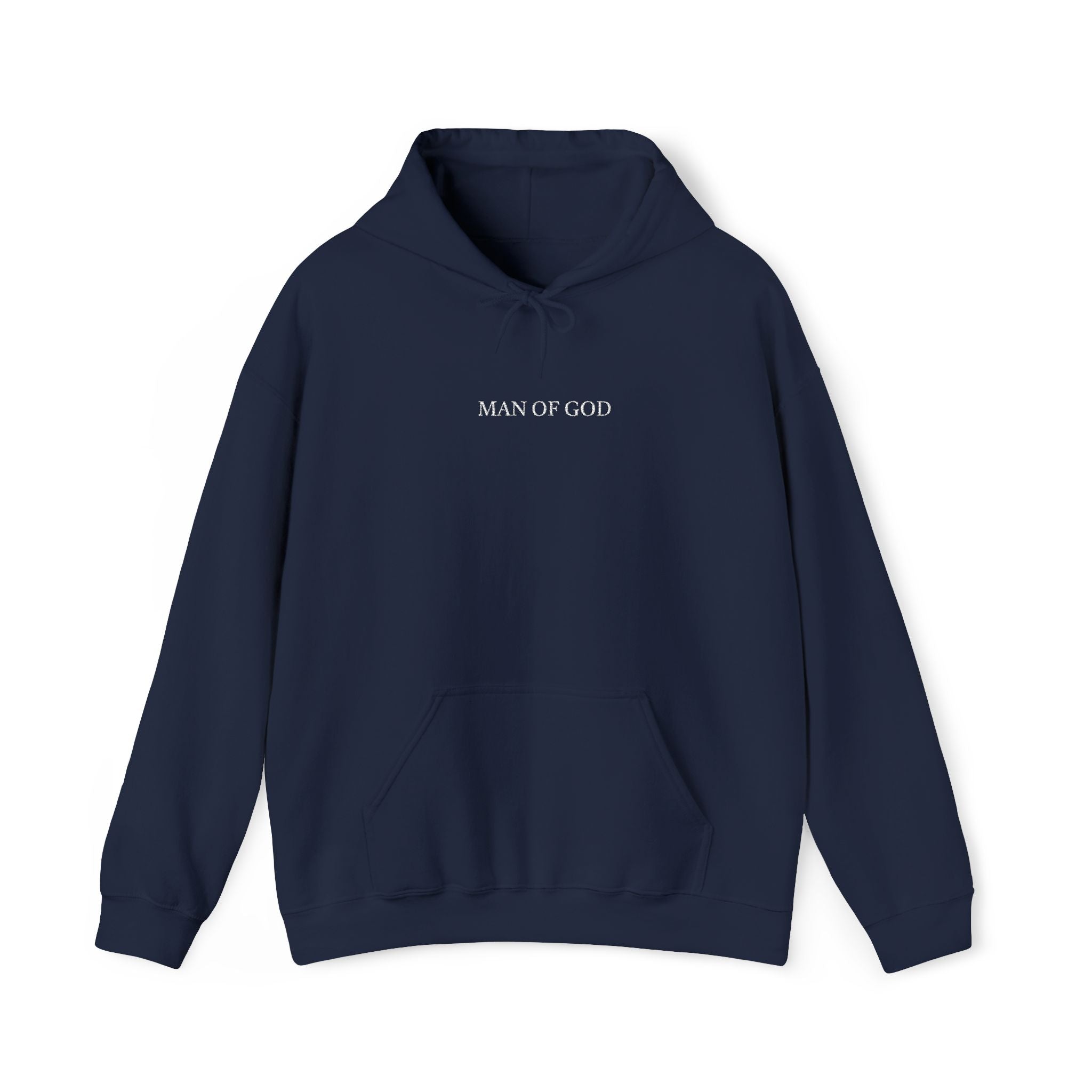 “Man of God” Premium Hoodie: Faith-Driven Men’s Sweatshirt for Strength & Purpose | Christian Streetwear for Fall & Winter | Perfect Gift for Bold Believers