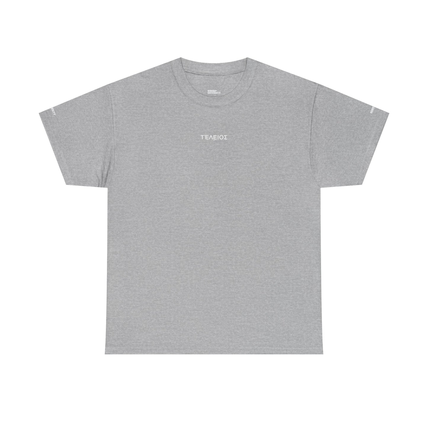 'Teleios' Unisex Minimal Graphic Tee - Christian Apparel