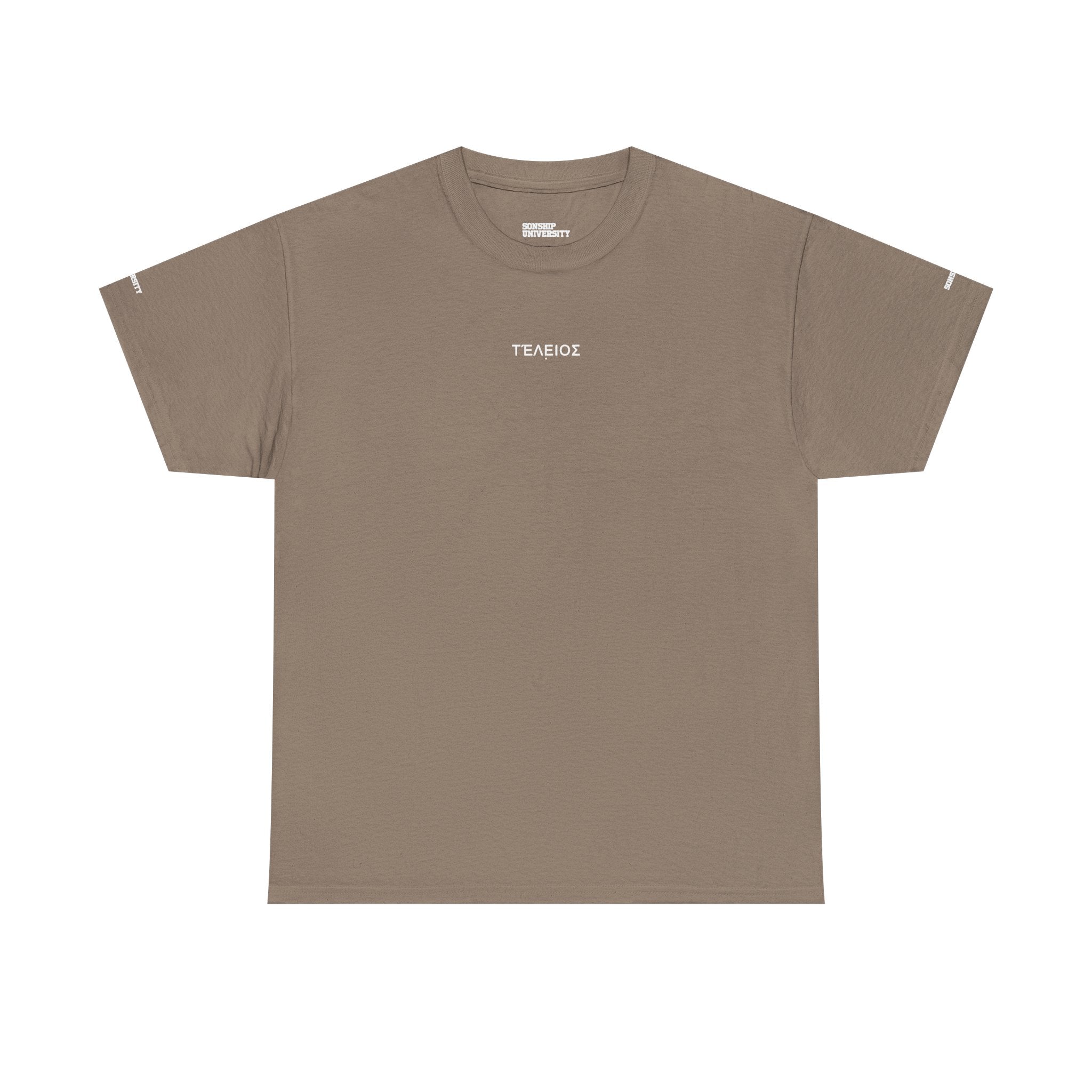 'Teleios' Unisex Minimal Graphic Tee - Christian Apparel