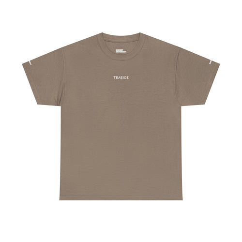 'Teleios' Unisex Minimal Graphic Tee - Christian Apparel